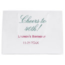 Search for birthday gift bags 10 20 30 40