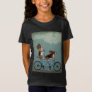 Search for bicycle kids tshirts Dogs on bicycles
