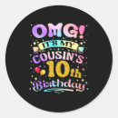 Search for 10th and stickers Birthday