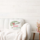 Search for peace on earth christmas cushions Watercolor