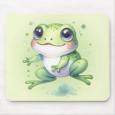 Search for cartoon frog mousepads Green