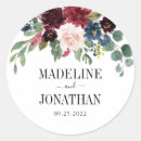 Search for blue and burgundy stickers Rose