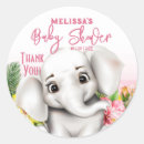 Search for baby shower jungle stickers Elephant