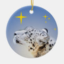 Search for snow leopard christmas tree decorations Cat