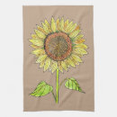 Search for sunflower tea towels Watercolor