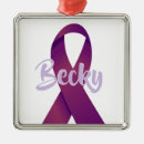 Search for purple ribbon christmas tree decorations Pancreatic