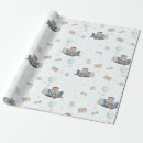 Search for bears wrapping paper Boy baby shower