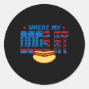 Search for funny hot dog stickers America
