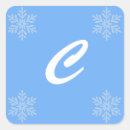 Search for monogram snowflake stickers White
