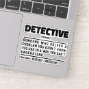 Search for investigation stickers Police