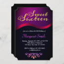 Search for royal purple sweet 16 invitations Elegant