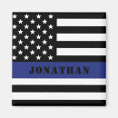 Search for law enforcement officers magnets Thin blue line