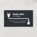 Search for light bulb business cards Modern