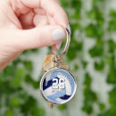 Search for light blue colour key rings For her