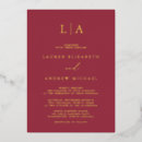 Search for romantic red invitations Minimalist