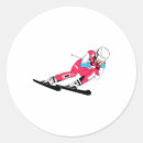 Search for downhill skier stickers Extreme sport