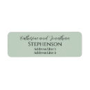 Search for wedding party return address labels Typography