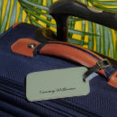 Search for sage green luggage tags Minimalist