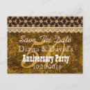 Search for 50th anniversary save the date postcards Couple
