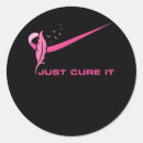 Search for breast cancer cure stickers Awareness