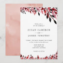 Search for blush and burgundy wedding invitations Chic