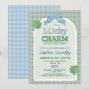 Search for four leaf clover invitations No photo