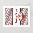 Search for red lips postcards Fun