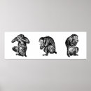 Search for hear no evil monkeys posters See