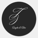 Search for letter z monogram stickers Black