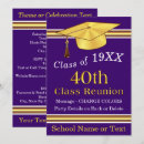 Search for 40th reunion invitations High school reunion