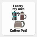 Search for coffee pot stickers Retro