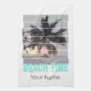 Search for palm trees tea towels Vacation