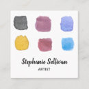Search for painter artist business cards Watercolor