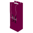 Search for burgundy gift bags Script