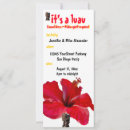 Search for red hibiscus flower invitations Party