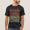 Search for eat sleep basketball tshirts Team