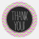 Search for zigzag wedding stickers Thank you