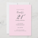 Search for milestone 21st birthday invitations Chic