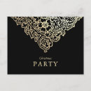 Search for luxury christmas invitations Black