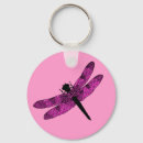 Search for pink dragonfly key rings Pretty