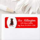 Search for dog walker return address labels Cute