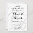 Search for complete invitations Black and white