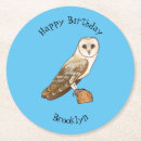 Search for owl illustration coasters Bird