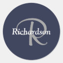 Search for blue monogram stickers Classy