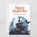 Search for haunted halloween cards Bat