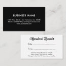 Search for template appointment cards Elegant