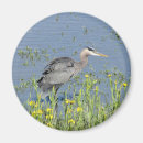 Search for blue heron magnets Flowers