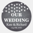Search for string lights wedding stickers Vintage