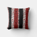 Search for black red and white cushions Stripes