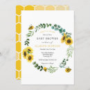 Search for parents to bee baby shower invitations Sunflower
